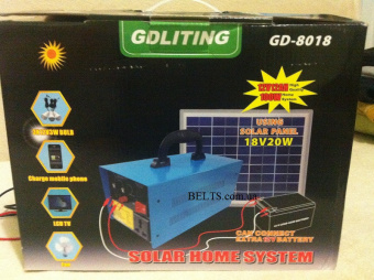 Солнечная система электроснабжения GDLite GD-8018, домашняя система от солнечной энергии GD – 8018