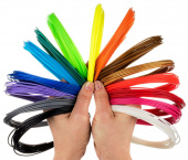 Набор АВS пластика для 3D ручки (15 цветов) по 10 м.