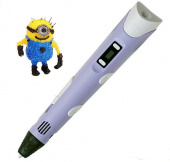 3D ручка с дисплеем RP100-B 3D PEN (фиолетовый)