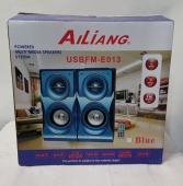 Стерео колонки компьютерные Ailiang USBFM-E013