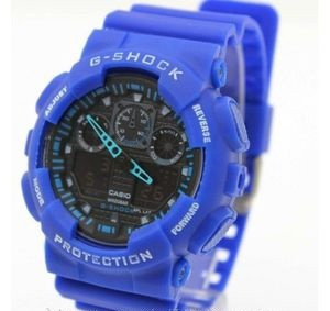 Мужские часы Casio G-Shock (Касио Джи Шок) – синие