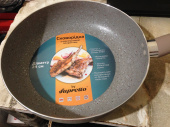 Мраморная сковородка WOC, 24 см сковорода Вок Deeh Marble frypan