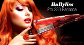 Паровой выпрямитель для волос BaByliss Pro 230 Radiance (щипцы, утюжок, плойка Бейбилис Про 230 Редиенс)