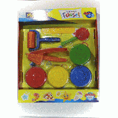 Набор для лепки (тесто) Play Toys Fun Set (4 цвета)