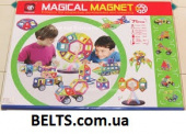 3D детский магнитный конструктор Magical Magnet 40 (Меджикал Магнет 40 деталей)