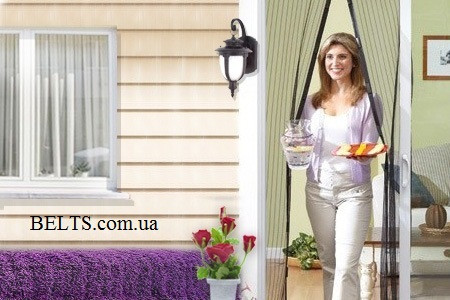 Антимоскитная сетка на магнитах Magnetic Mesh, большая (210*100см.)