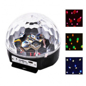 Музыкальный мини-проектор для вечеринок LED Crystal magic ball light