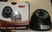 Купольная камера видеонаблюдения для дома Sony Anbit 5037 (видеокамера Сони Анбит)