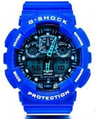 Наручные мужские часы Casio G-Shock (Касио Джи Шок) – синие