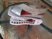 Двойная стойка подставка для хранения обуви, подставка под обувь Shoe Slotz Эко 10 шт