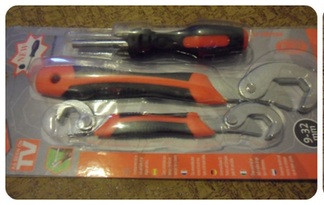 Ключ Snap n Grip, универсальный ключ Снеп энд Грип + отвертка