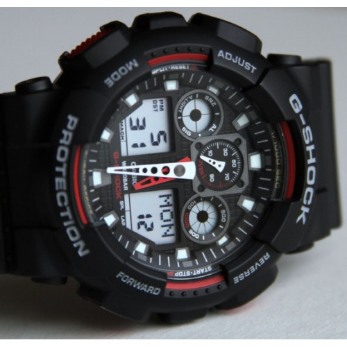 Часы Casio G-Shock (Касио Джи Шок) – черно-красные