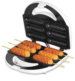 Гриль для приготовления домашних хот-догов (сосисочница, hotdogger) – Хотдогер на 6 сосисок