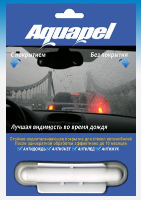Средство против дождя и грязи Антидождь (Аквагель Aquapel Аквапель)
