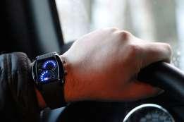 LED часы наручные белые (Led Watch Sport Car)