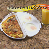 Формочка для приготовления омлета Egg and Omelet Wave, омлетница Егг Омлет Вейв в микроволной печи