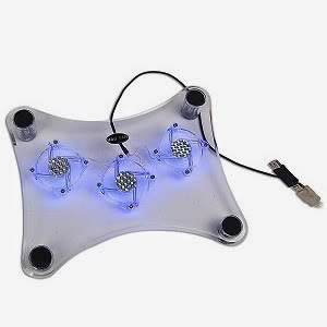 Пподставка для ноутбука Notebook Cooler с тремя вентиляторами