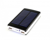 Мобильная зарядка на солнечной батарее Power Bank Solar 15000 mah (реальная емкость 6000)