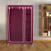 Портативный шкаф-органайзер для одежды (2 секции)