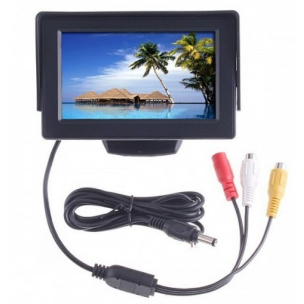 Дисплей автомобильный LCD 4.3'' для двух камер 043