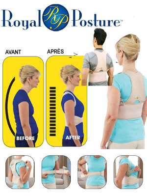 Корсет для спины Рояль Посче, корректор осанки Royal Posture,