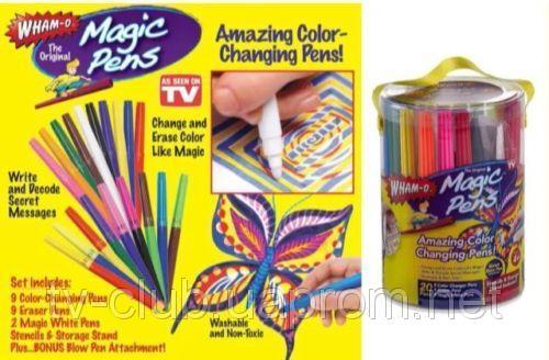 Волшебные фломастеры - Wham-O Magic Pens 20 pcs (Мэджик Пенс)