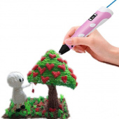 3D ручка 3D-G2 LCD RP100-B 3D PEN (розовый)
