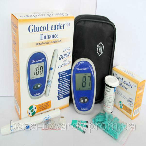 Глюкометр GlucoLeader Enhance  (для измерения сахара в крови)
