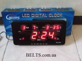 Электронные часы с led экраном Caixing CX 838, будильник CX-838