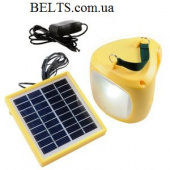 Туристический фонарь на солнечной батарее и зарядкой для телефона Solar Lantern GC-501B, туристическая лампа 5