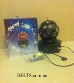 Вращающийся диско шар LED Crystal Magic Ball Light  с MP3, проектор для вечеринок Лед кристал Меджик Бол Лайт