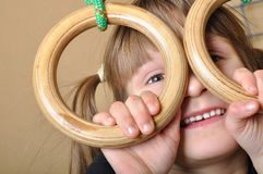 Спорт для детей - кольца гимнастические (gymnastic rings) Лак