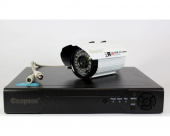 Комплект видео наблюдения на 4 аналоговые камеры DVR KIT 6604 (Регистратор + камеры 4ch)