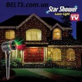Звездный  лазерный проектор Star Shower Laser Light (новогодняя гирлянда на дом, мини лазер Стар Шовер)