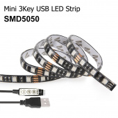 Светодиодная лента smd 5050 mini 3 key (полосы)