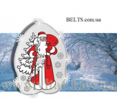 Соляная грелка «Дед Мороз», подарочная солевая грелка Дед Мороз, термокомпресс, saline phase-change material