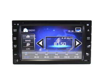 Автомагнитола DVD 2 DIN с сенсорным экраном (магнитола в автомобиль)