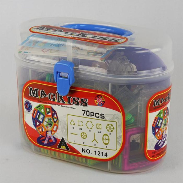 Магнитный конструктор 70 предметов Magkiss