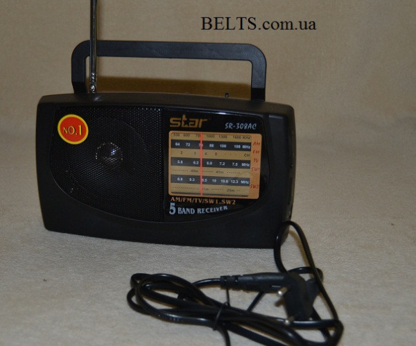 Радиоприемник Star Radio SR-308 AC для отдыха, радио Стар