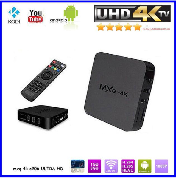 ТВ Приставка НА Android - MXQ 4K S906 ULTRA HD