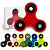 Игрушка Антисресс Fidget Spinner (Спиннер), красный