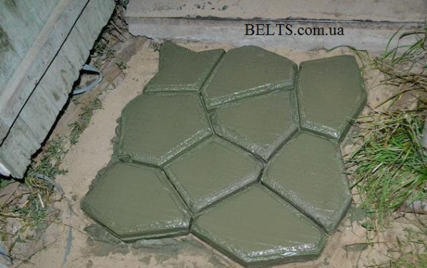Форма для садовой дорожки, 40*40 см., «Садовая дорожка»