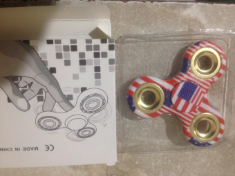 Fidget Spinner игрушка Антисресс Американский флаг (Хенд Спиннер)