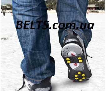 Безопасные ледоступы для обуви на 10 шипов (ледоходы)