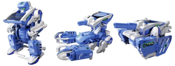 Образовательный конструктор для детей на солнечной батарее Robot Kit Solar 3 в 1, Робот Кит Солар