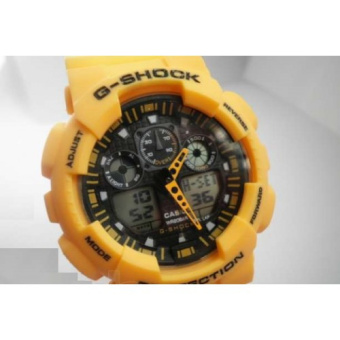 Спортивные мужские часы Casio G-Shock желтые