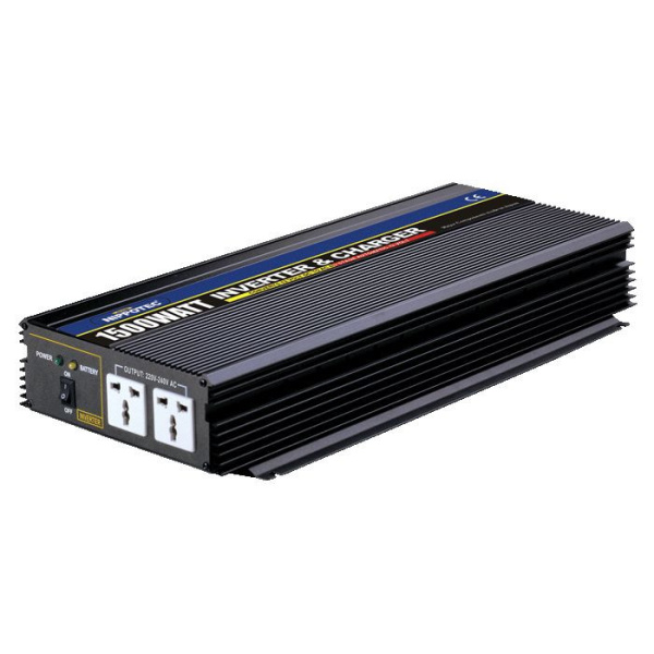 Автомобильный инвертор с зарядкой Nippotec CP-1500W, преобразователь напряжения Нипотек 1500 в