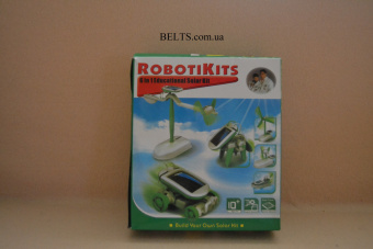Мини солнечный комплект для детей 6 в 1, конструктор RobotiKits (Роботикитс)