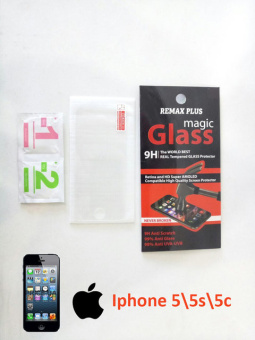 Стекло защитное на iPhone 55s5c (для Айфона 5)