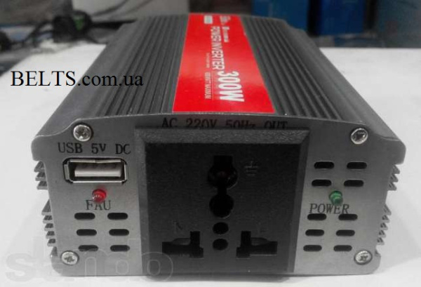 Автоинвертор Power Inverter ELITE lux 12220v 300 W, преобразователь, инвертор для автомобиля Павер Инвертер Е